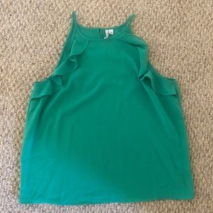 Mint green high neck Elle Tank